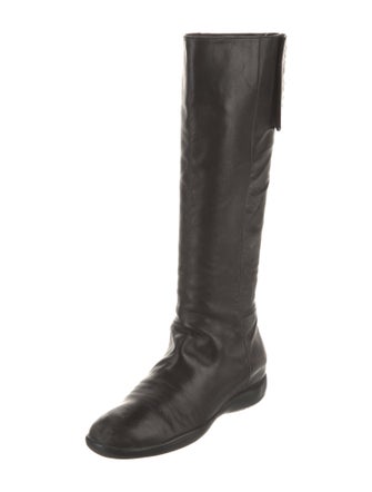 Prada Leather Riding Boots