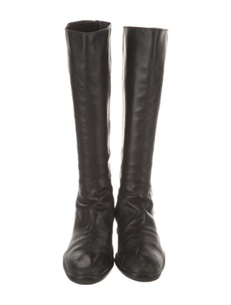 Prada Leather Riding Boots