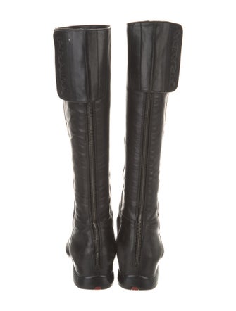 Prada Leather Riding Boots