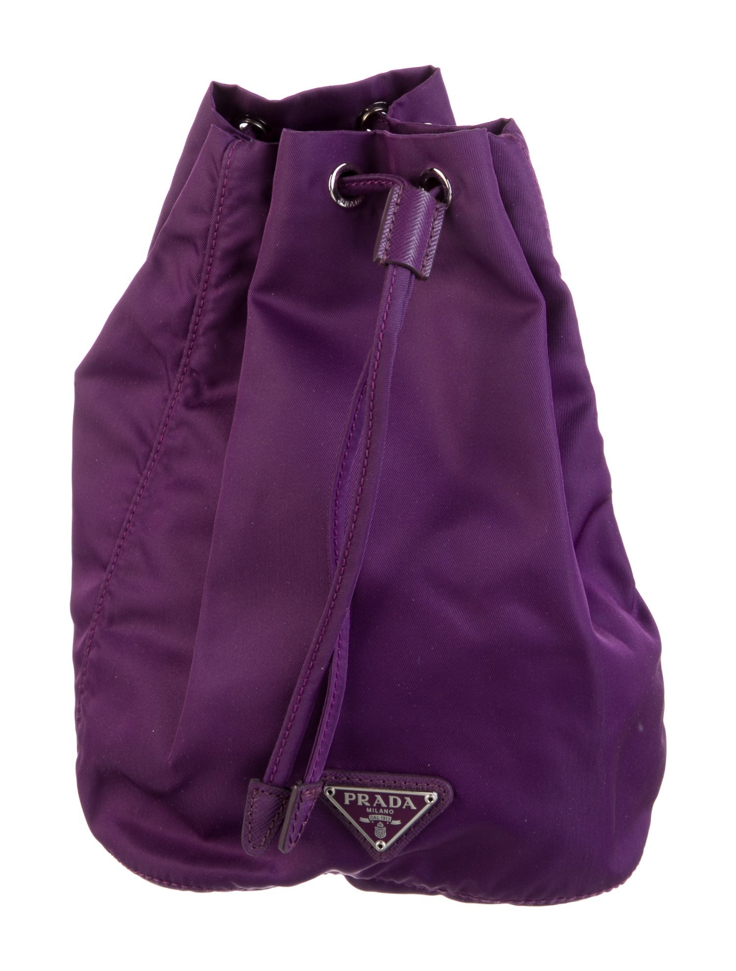 Prada Vela Drawstring Cosmetic Bag