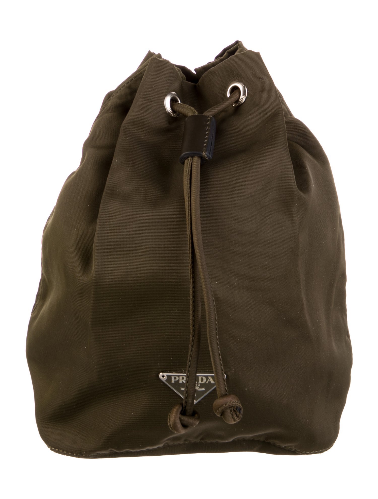 Prada Vela Drawstring Cosmetic Bag