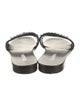 Prada Patterned Crystal Embellishments Slides