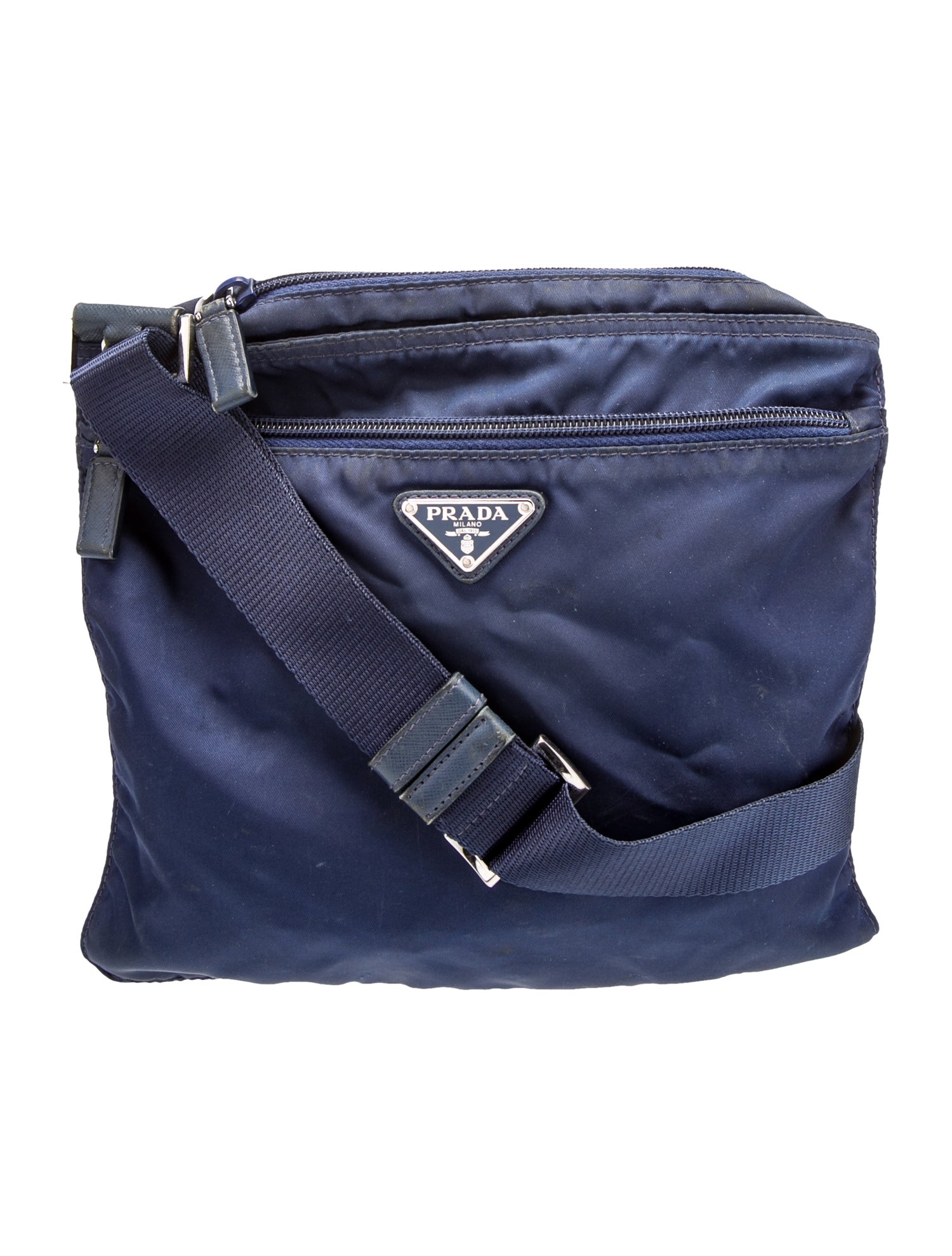 Prada Saffiano Leather Messenger Bag