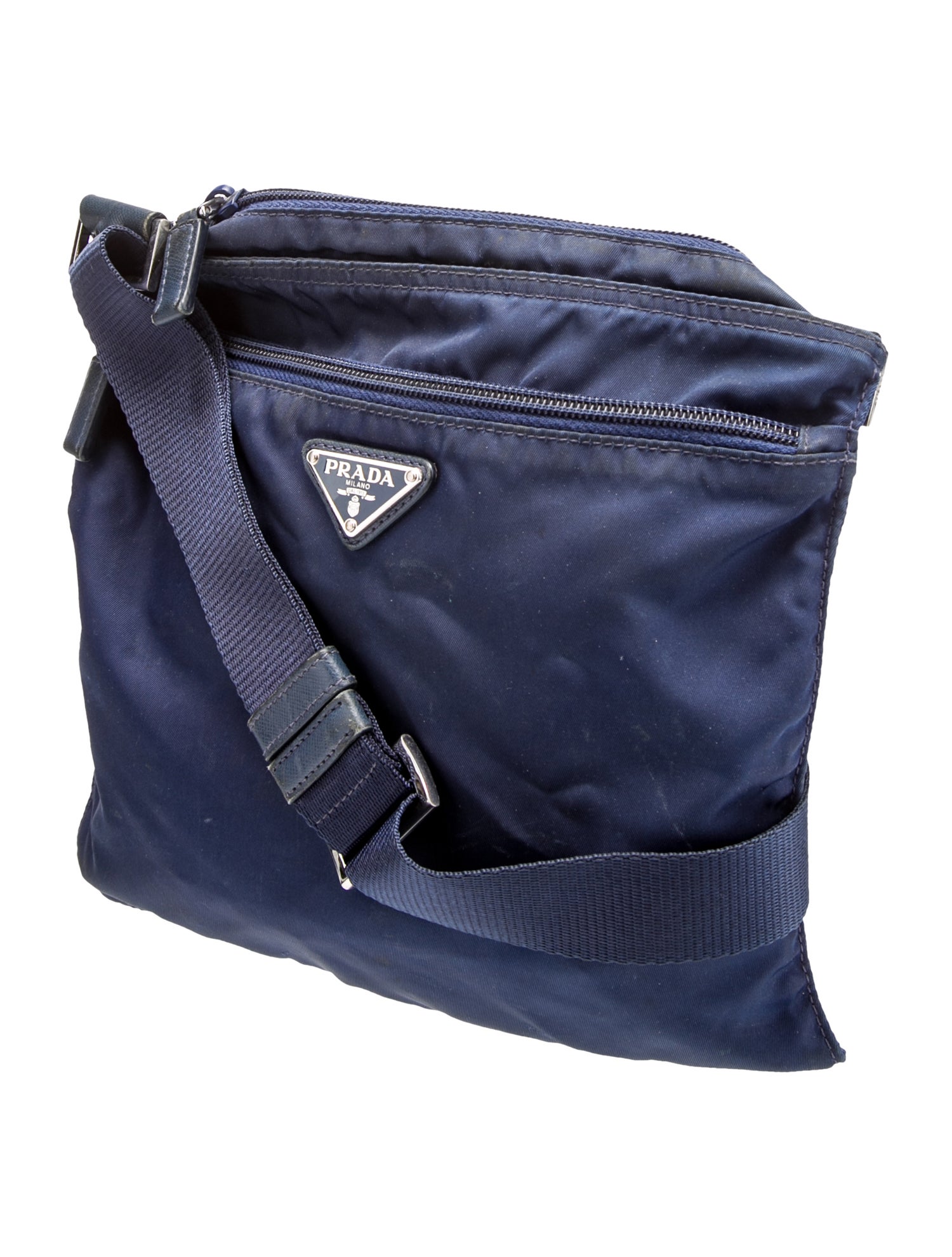 Prada Saffiano Leather Messenger Bag