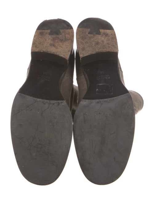 Prada Suede Moto Boots