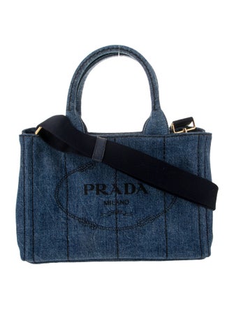 Prada Enameled Metal Triangle Top Handle Bag
