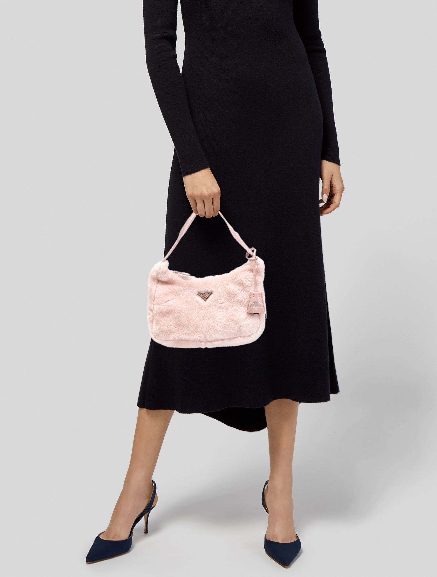 Prada Enameled Metal Triangle Re-Edition 2000