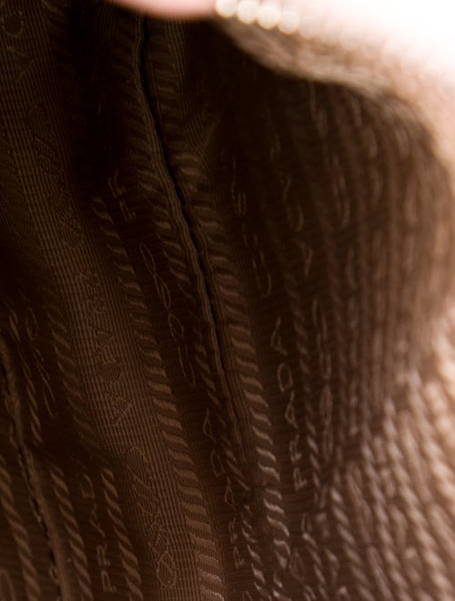 Prada Enameled Metal Triangle Re-Edition 2000