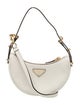 Prada Enameled Metal Triangle Arque Mini