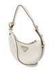 Prada Enameled Metal Triangle Arque Mini