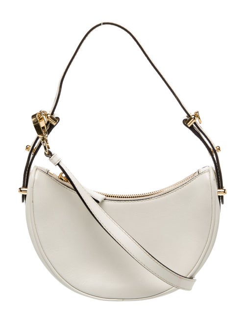 Prada Enameled Metal Triangle Arque Mini