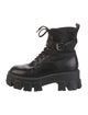 Prada Leather Combat Boots
