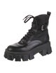 Prada Leather Combat Boots