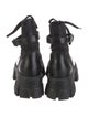 Prada Leather Combat Boots