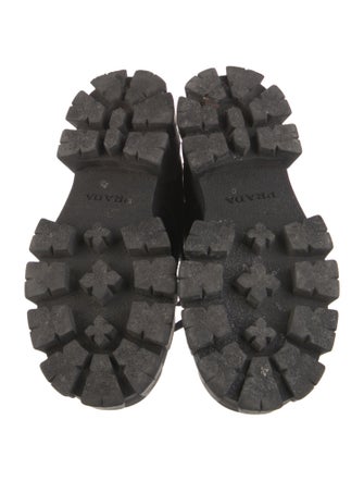 Prada Leather Combat Boots