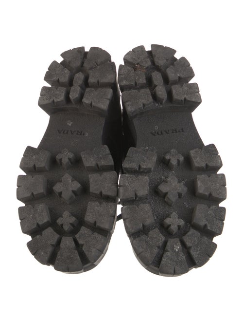 Prada Leather Combat Boots