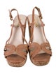 Prada Leather Slingback Sandals