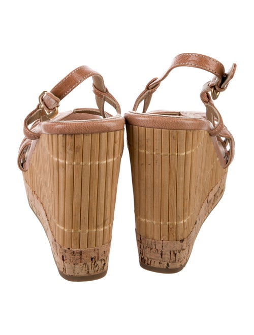 Prada Leather Slingback Sandals