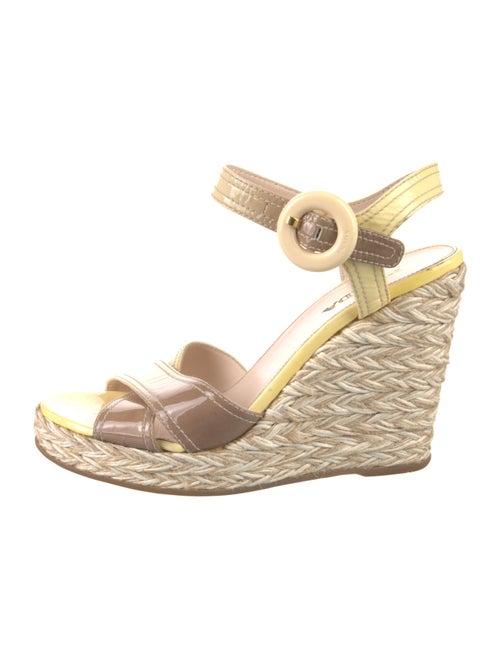 Prada Patent Leather Espadrilles