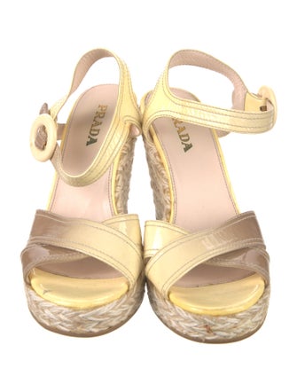 Prada Patent Leather Espadrilles