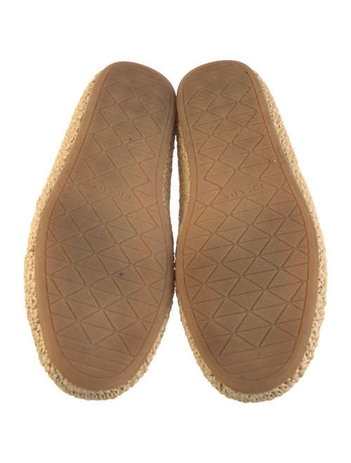 Prada Raffia Flats