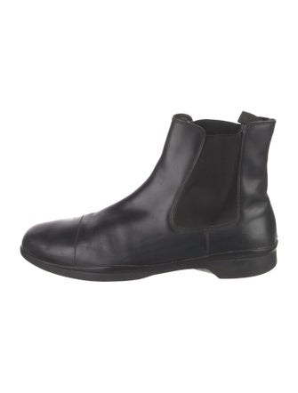 Prada Leather Chelsea Boots