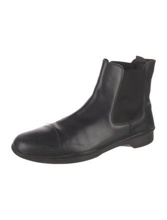 Prada Leather Chelsea Boots