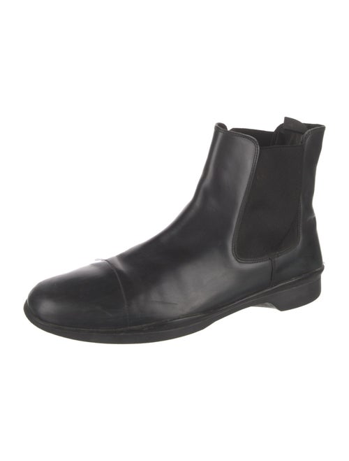 Prada Leather Chelsea Boots