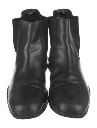 Prada Leather Chelsea Boots