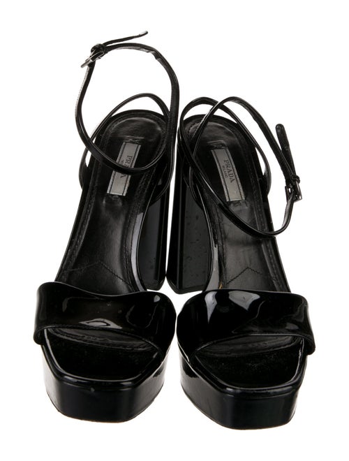 Prada Patent Leather Sandals