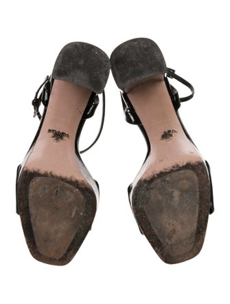 Prada Patent Leather Sandals