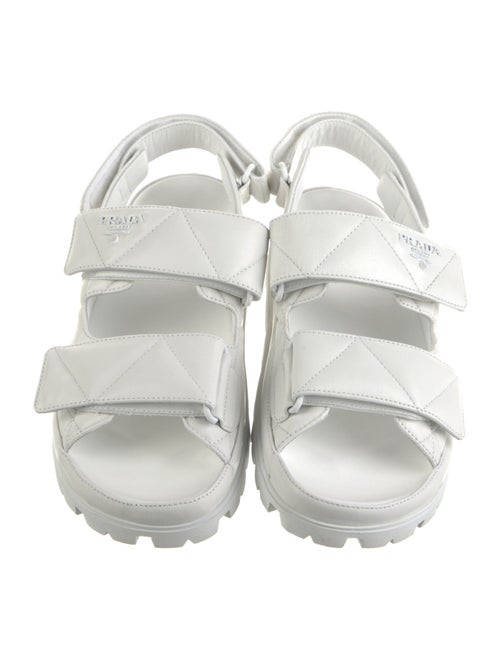 Prada Leather Slingback Sandals