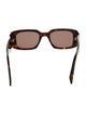 Prada Square Tinted Sunglasses