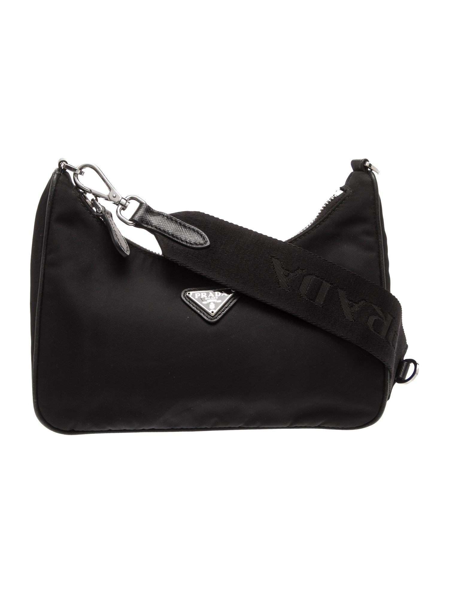 Prada Enameled Metal Triangle Re-Edition 2005