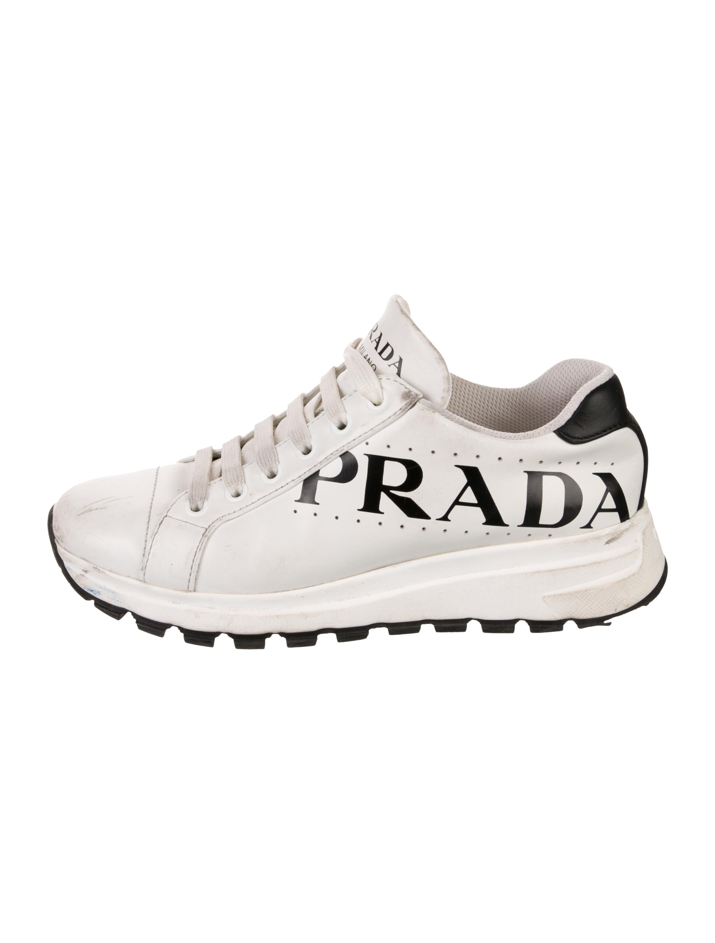 Prada Leather Sneakers