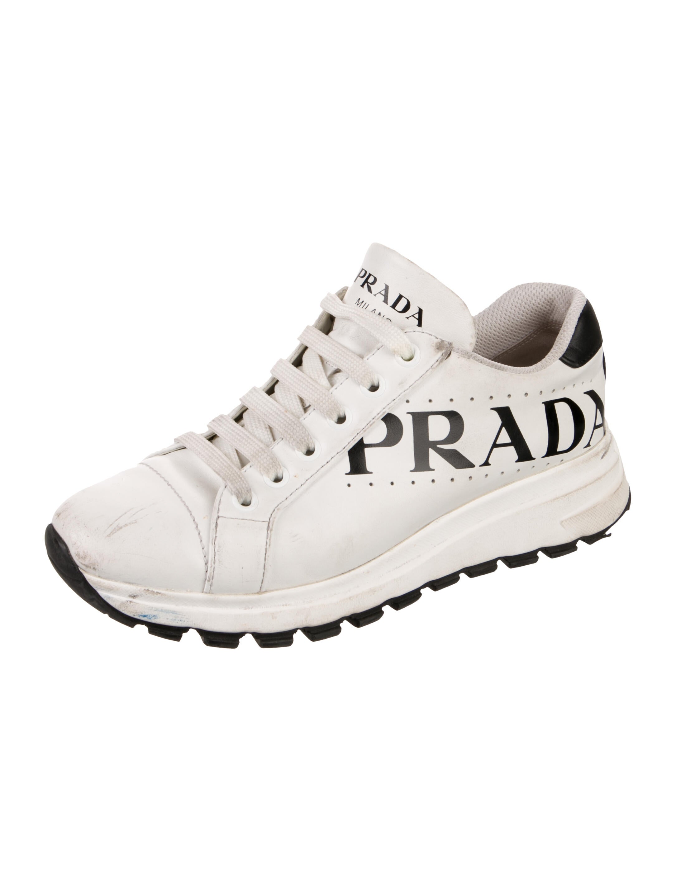 Prada Leather Sneakers