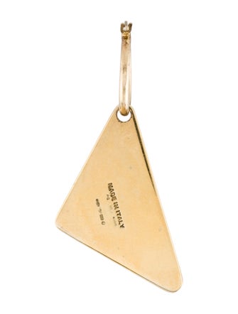 Prada Cubic Zirconia Logo Single Earring