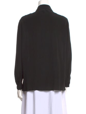 Prada 2016 Silk Button-Up Top