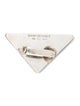 Prada Enamel Logo Clip-On Earring