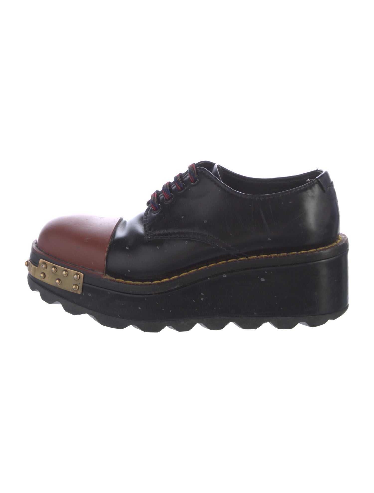 Prada Leather Derby Shoes