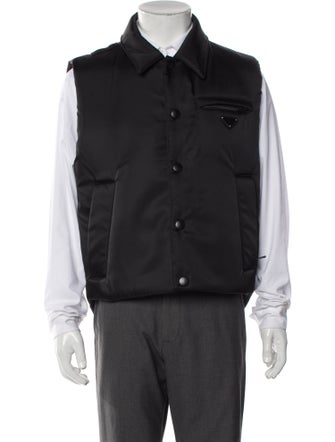 Prada 2018 Enameled Metal Triangle Vest