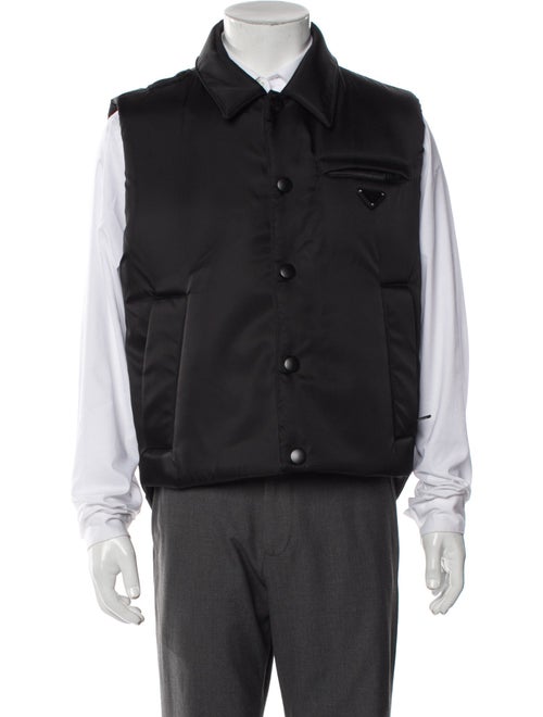 Prada 2018 Enameled Metal Triangle Vest