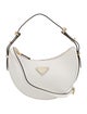 Prada Enameled Metal Triangle Arque Small