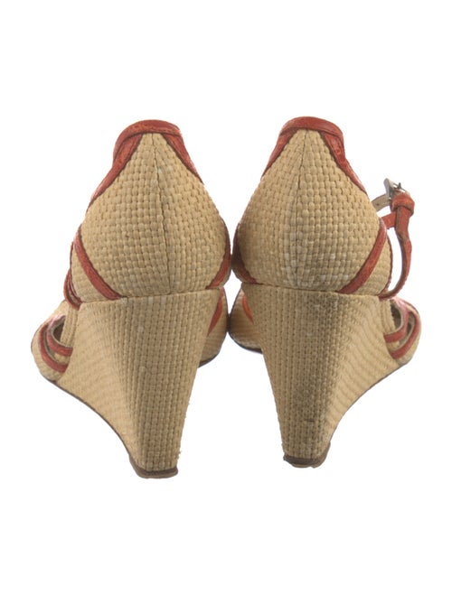 Prada Rattan Printed Espadrilles