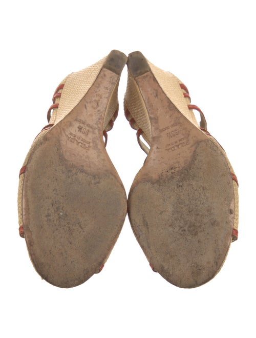 Prada Rattan Printed Espadrilles