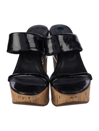 Prada Patent Leather Slides