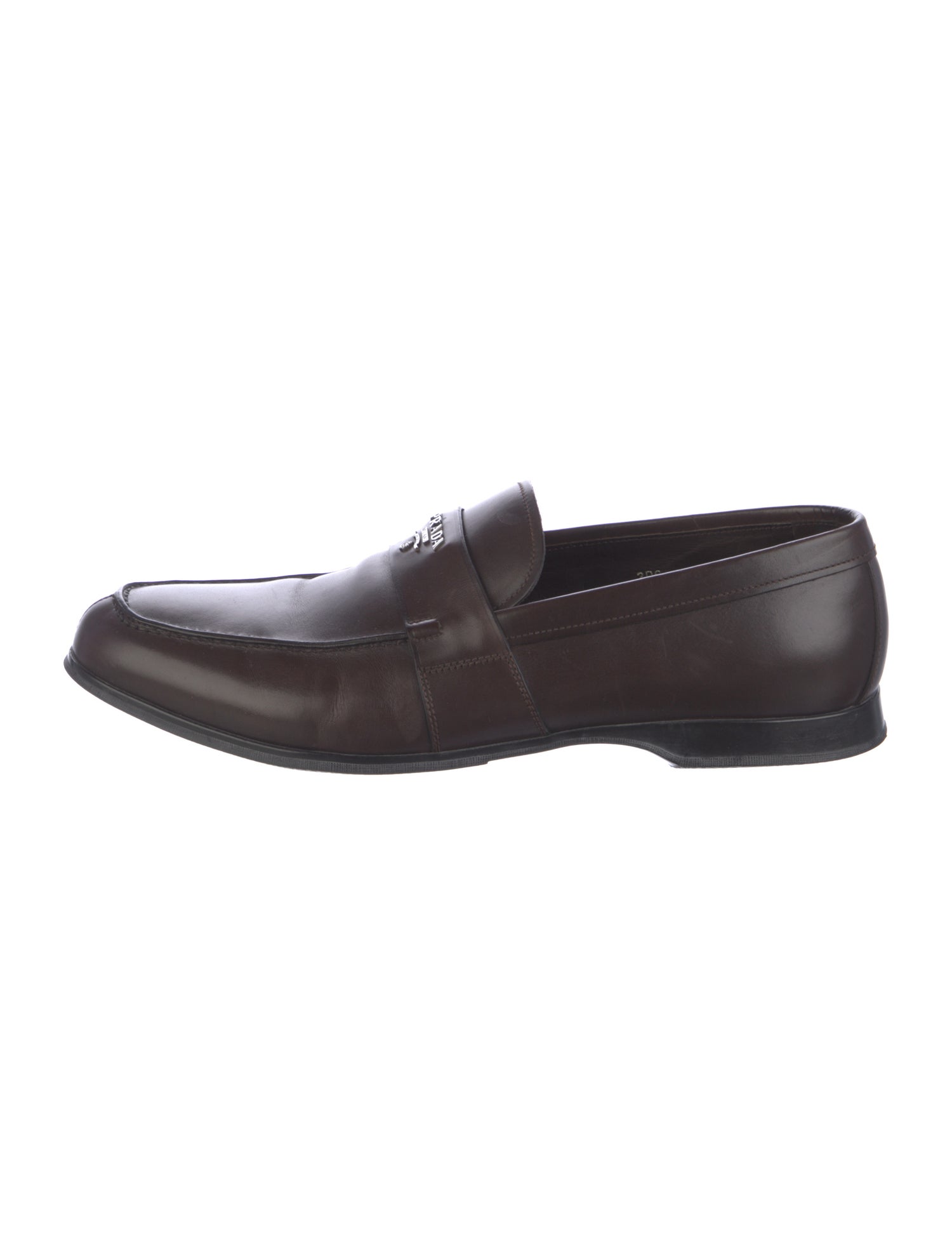 Prada Leather Dress Loafers