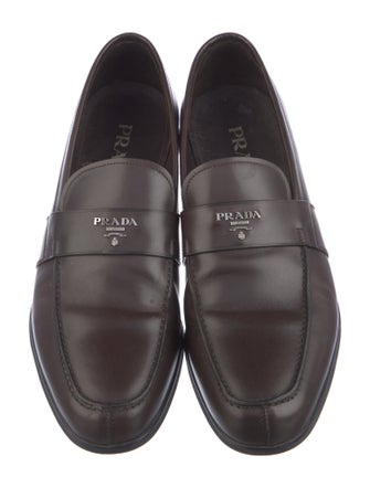 Prada Leather Dress Loafers
