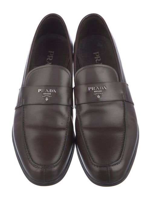 Prada Leather Dress Loafers