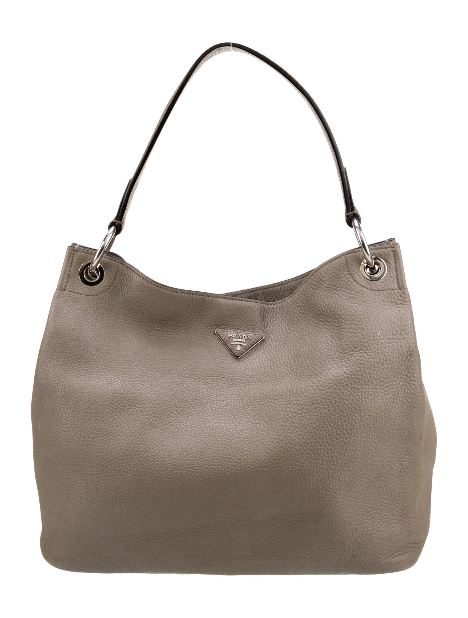 Prada Vitello Daino Leather Hobo